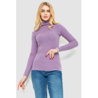 Гольф женский в рубчик, цвет сиреневый, 102R5199