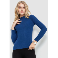 Водолазка женская трикотажная, цвет синий, 204R035