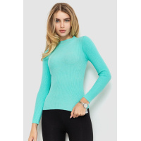 Водолазка женская однотонная, цвет мятный, 204R019