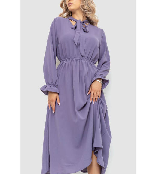 Нарядне плаття, колір темно-бузковий, 204R601