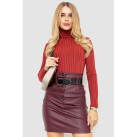 Гольф женский однотонный, цвет темно-коралловый, 204R043