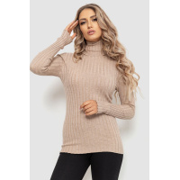 Гольф женский однотонный, цвет бежевый, 204R043