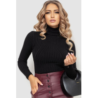 Гольф женский однотонный, цвет черный, 204R048