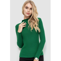 Гольф женский однотонный, цвет зеленый, 204R016