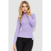 Гольф женский однотонный, цвет сиреневый, 204R016