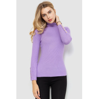 Гольф женский в рубчик, цвет сиреневый, 204R036