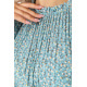 Сукня вільного крою шифонова, колір світло-бірюзовий, 204R701