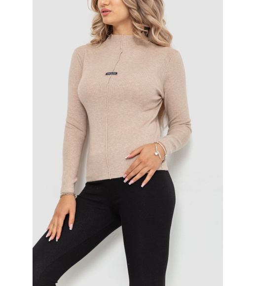 Гольф женский, цвет светло-бежевый, 204R008-1