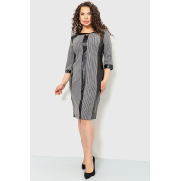 Платье, цвет серо-черный, 183R670