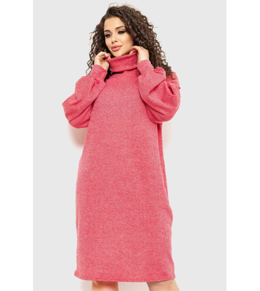 Сукня вільного крою, колір темно-рожевий, 153R5037