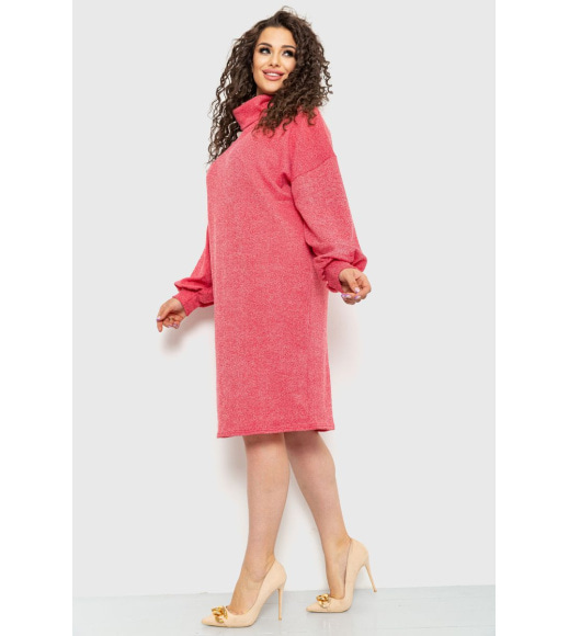 Сукня вільного крою, колір темно-рожевий, 153R5037