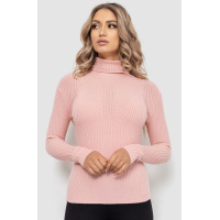 Гольф женский в рубчик, цвет светло-розовый, 204R047