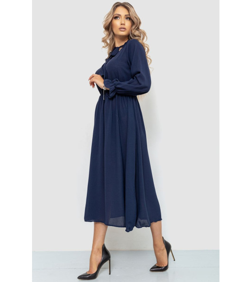 Нарядне плаття, колір темно-синій, 204R601