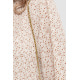 Платье свободного кроя с цветочным принтом, цвет бежево-коричневый, 204R201