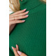 Гольф жіночий в рубчик, колір зелений, 204R036