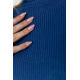 Гольф жіночий в рубчик, колір синій, 204R036