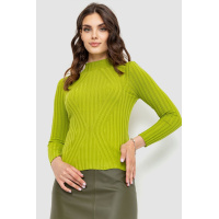 Гольф женский однотонный, цвет оливковый, 204R038