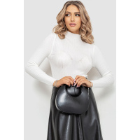 Гольф женский в рубчик, цвет белый, 204R050