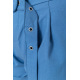 Шорты женские с ремнем и манжетом, цвет джинс, 214R8818