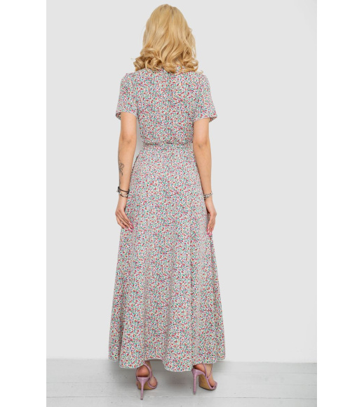 Сарафан с цветочным принтом на запах, цвет разноцвет , 241R185