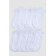 Комплект жіночих шкарпеток 10 пар, колір білий, 151RHB007