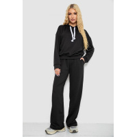 Спортивный костюм женский, цвет черный, 241R2001-11