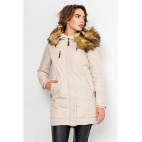 Куртка жіноча, колір світло-бежевий, 224R19-01