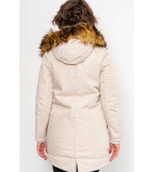 Куртка женская, цвет светло-бежевый, 224R19-01