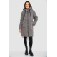Пуховик женский удлиненный, цвет серый, 243R2307