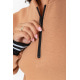 Бомбер жіночий на флісі, колір бежевий, 102R7703