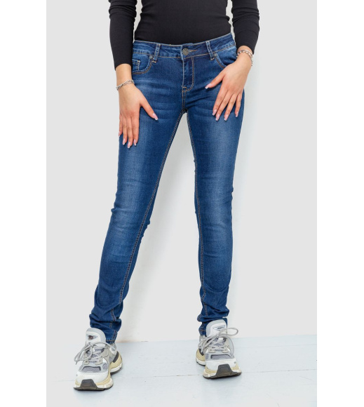Джинсы женские, цвет синий, 244RA604