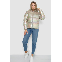 Куртка женская демисезонная плащевка, цвет бежевый, 243R2022-4