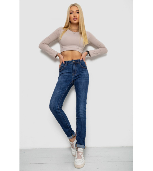 Джинси женские, цвет синий, 238RVE908