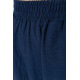 Шорти жіночі вільного крою тканина льон, колір темно-синій, 177R023