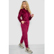 Спортивный костюм женский велюровый, цвет бордовый, 177R022-1
