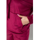Спортивный костюм женский велюровый, цвет бордовый, 177R022-1