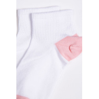 Хлопковые женские носки, бело-персикового цвета, 151R2846-2