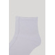 Носки женские однотонные, цвет белый, 151RBY-289