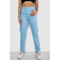 Джинсы женские Mom's, цвет голубой, 182R1042