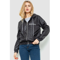 Ветровка женская, цвет черный, 177R007-16