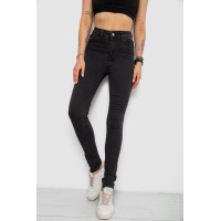 Джинсы женские, цвет черный, 182R5215
