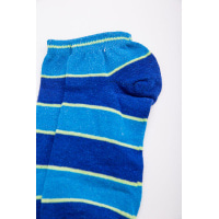 Женские короткие носки, в сине-голубую полоску, 131R137093