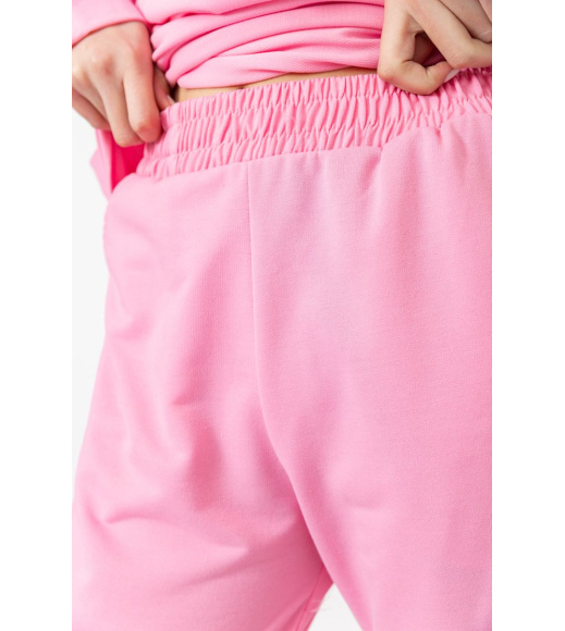 Спорт костюм женский двухнитка, цвет розовый, 244R009