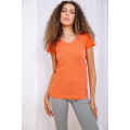 Жіноча футболка для спорту, помаранчевого кольору, 117R128