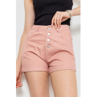 Шорты женские стрейчевые, цвет пудровый, 214R655