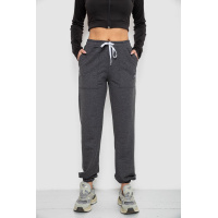 Спортивные штаны женские, цвет темно-серый, 247R4670