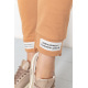 Спортивні штани жіночі демісезонні, колір темно-бежевий, 226R025