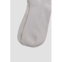 Носки женские однотонные, цвет светло-серый, 167R352