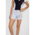 Шорты женские джинсовые стрейчевые, цвет белый, 247R2675