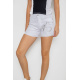 Шорты женские джинсовые стрейчевые, цвет белый, 247R2675